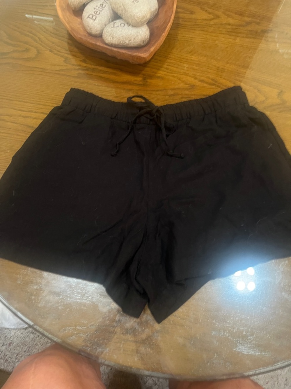 GAP Black  Drawstring Women's Shorts